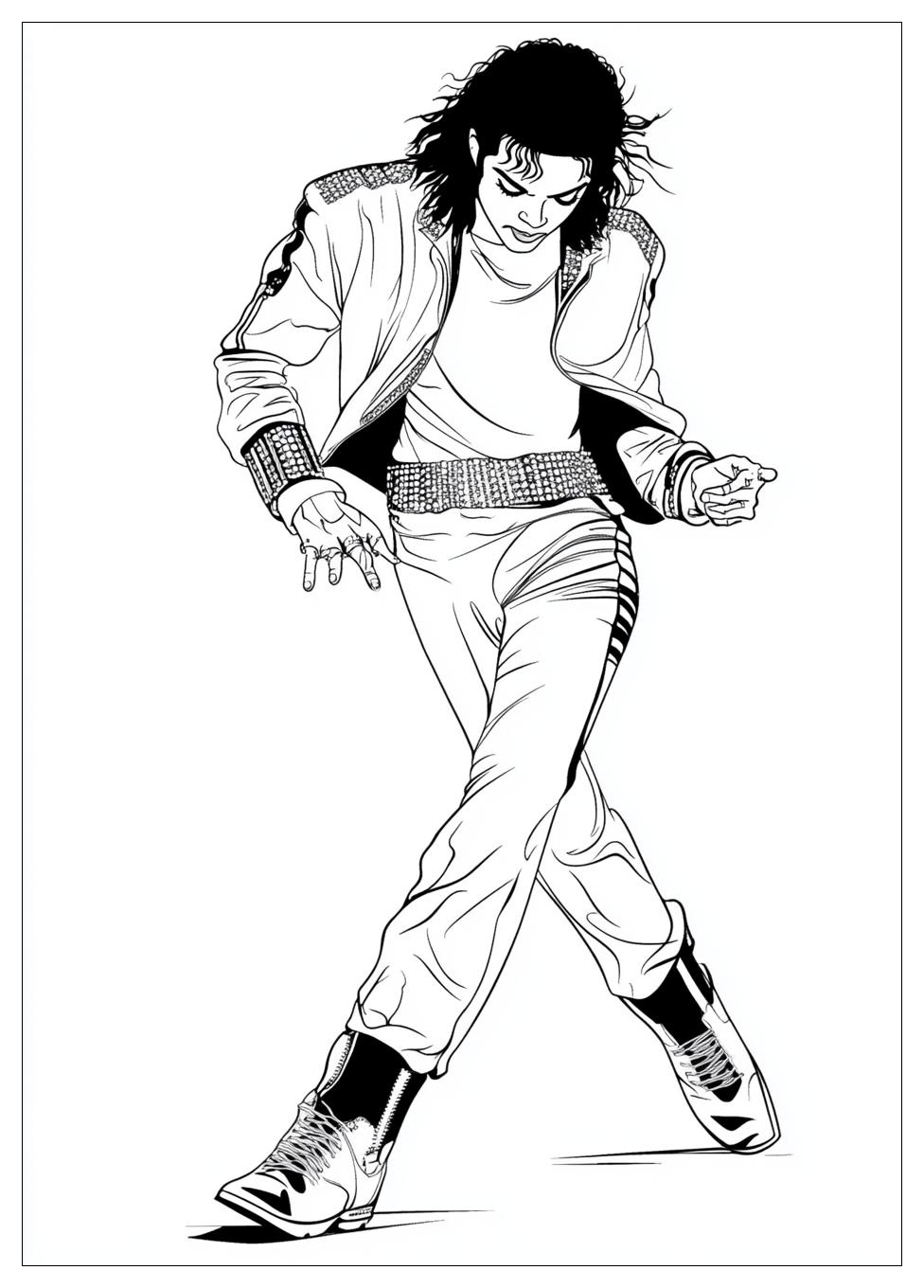 Michael Jackson Coloring Pages-8