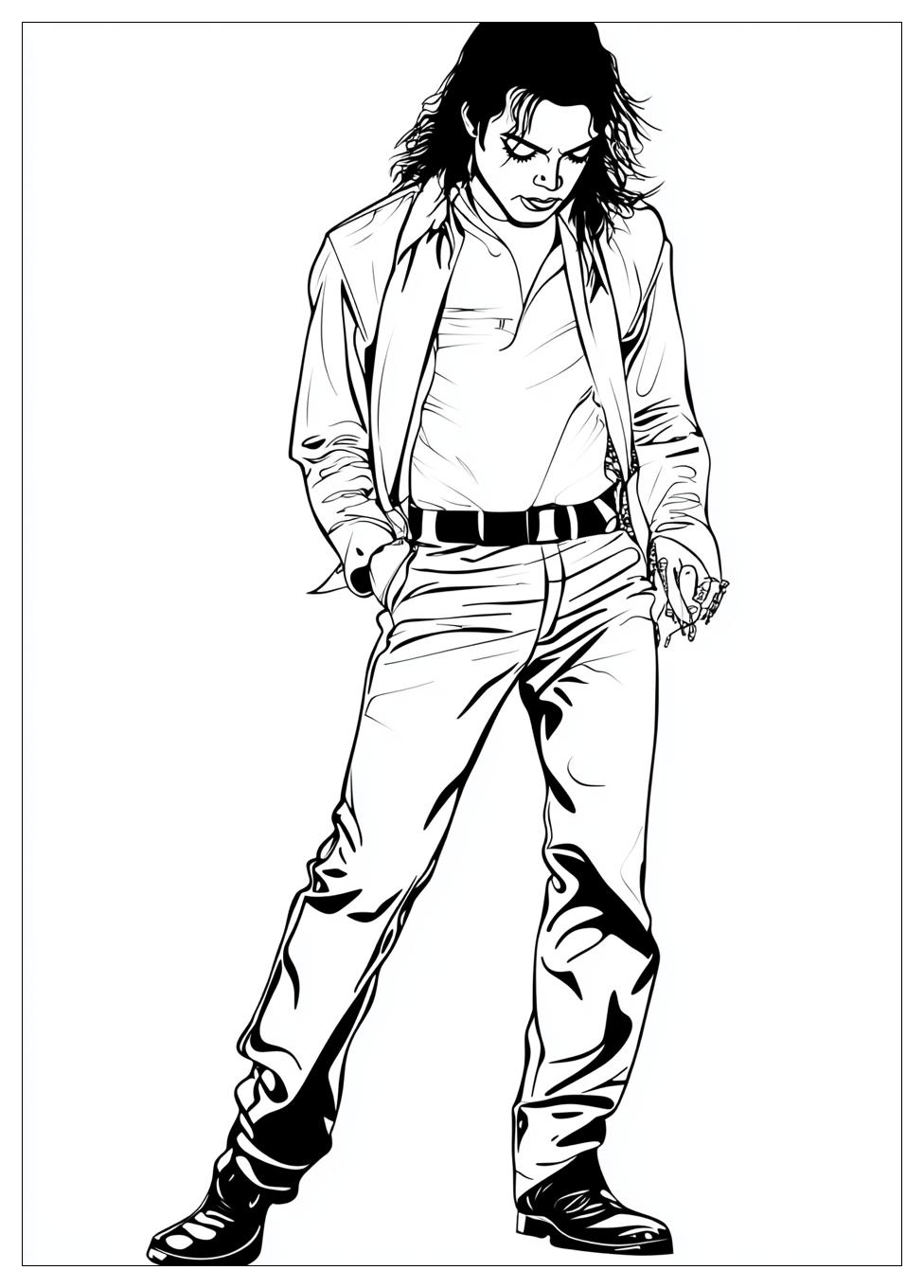 Michael Jackson Coloring Pages-9