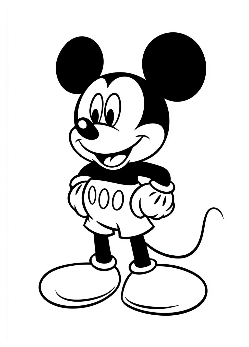 Free Printable Mickey Mouse Coloring Pages 11 Mickey Mouse Coloring Pages-11