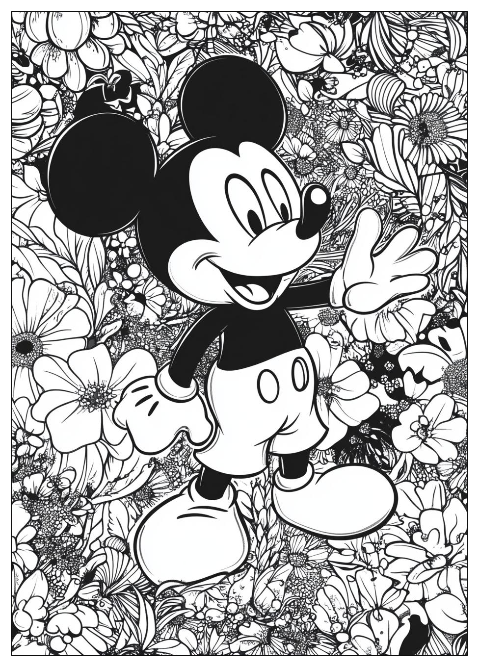 Free Printable Mickey Mouse Coloring Pages 15 Mickey Mouse Coloring Pages-15
