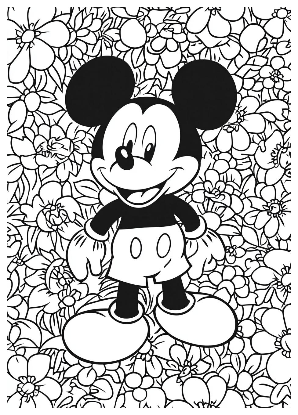 Free Printable Mickey Mouse Coloring Pages 16 Mickey Mouse Coloring Pages-16