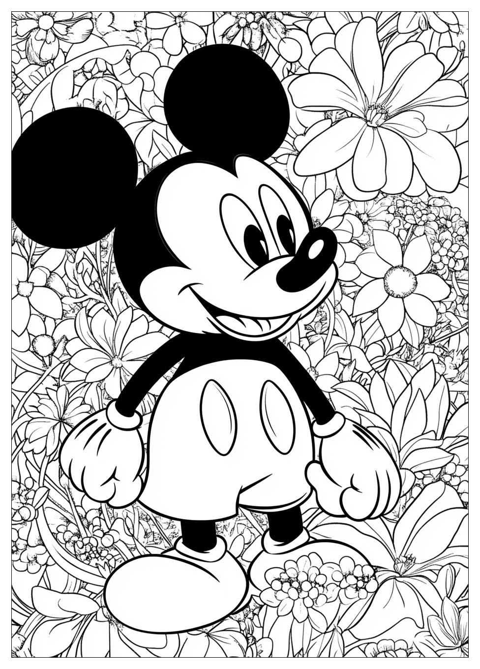 Free Printable Mickey Mouse Coloring Pages 17 Mickey Mouse Coloring Pages-17
