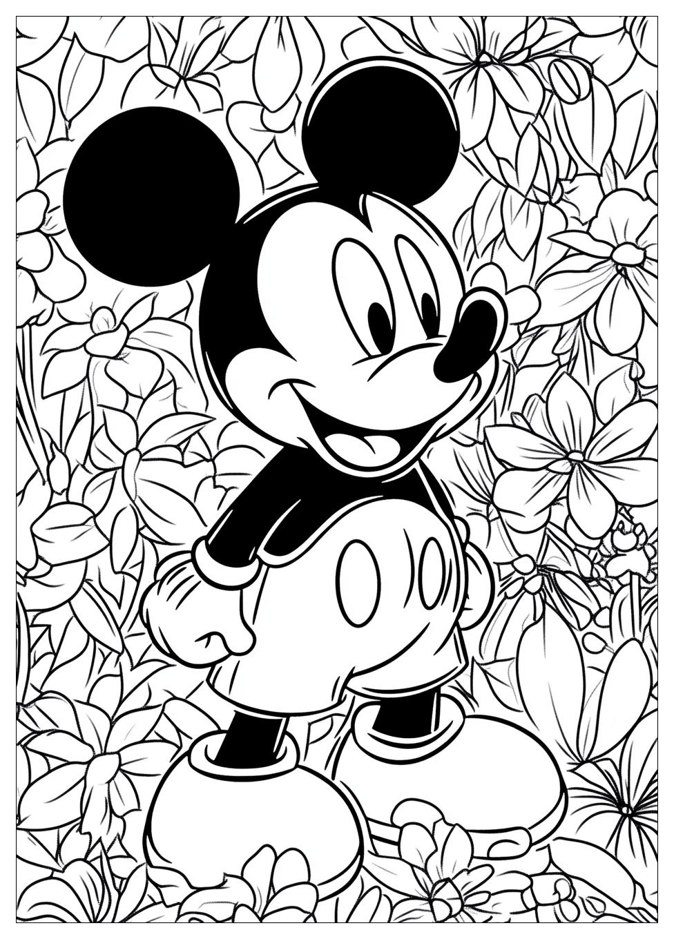 Free Printable Mickey Mouse Coloring Pages 18 Mickey Mouse Coloring Pages-18