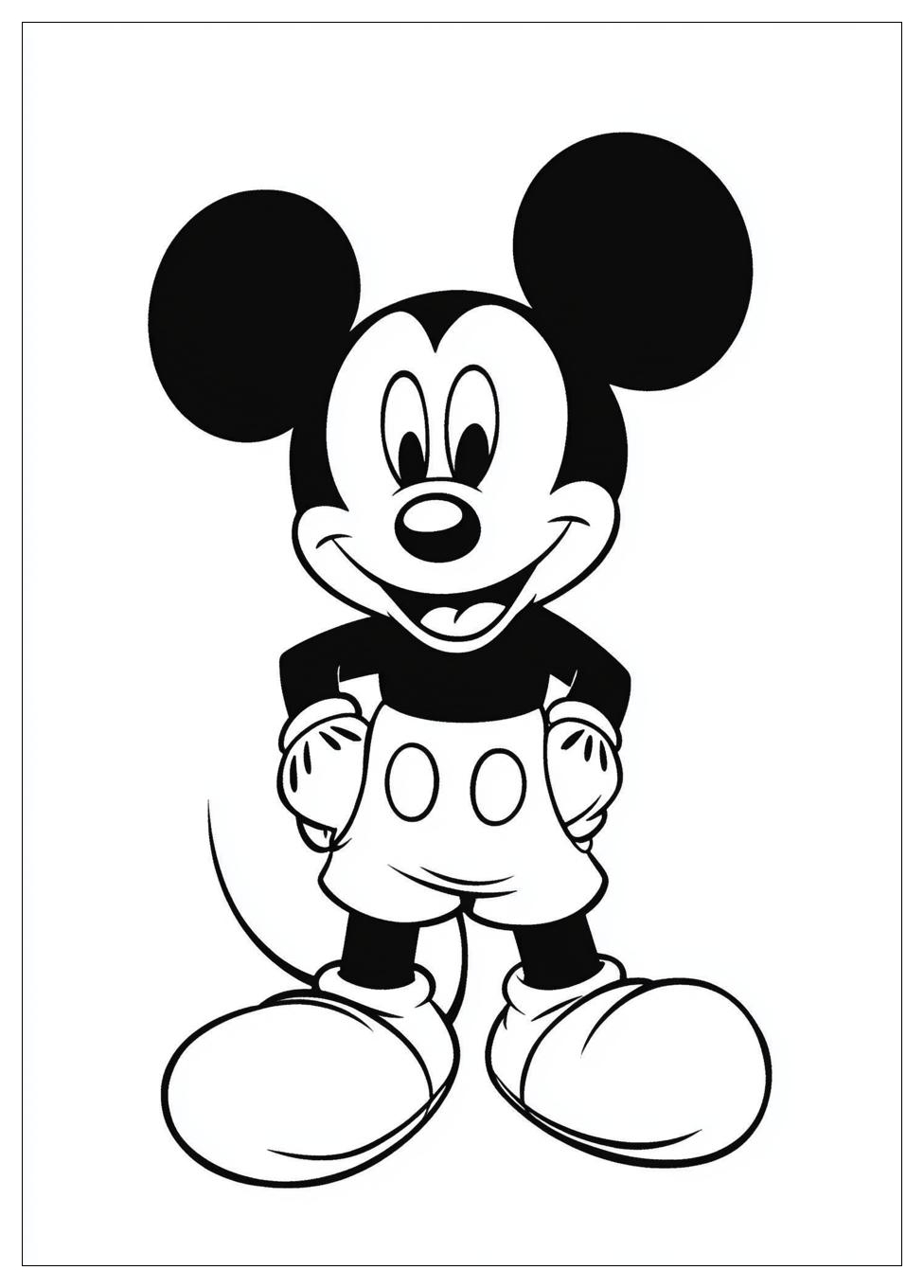 Free Printable Mickey Mouse Coloring Pages 2 Mickey Mouse Coloring Pages-2