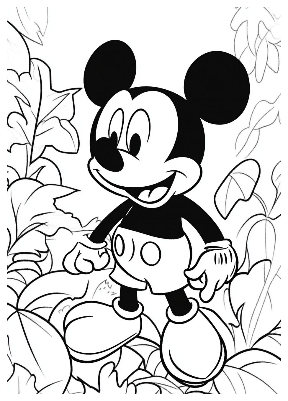 Free Printable Mickey Mouse Coloring Pages 3 Mickey Mouse Coloring Pages-3