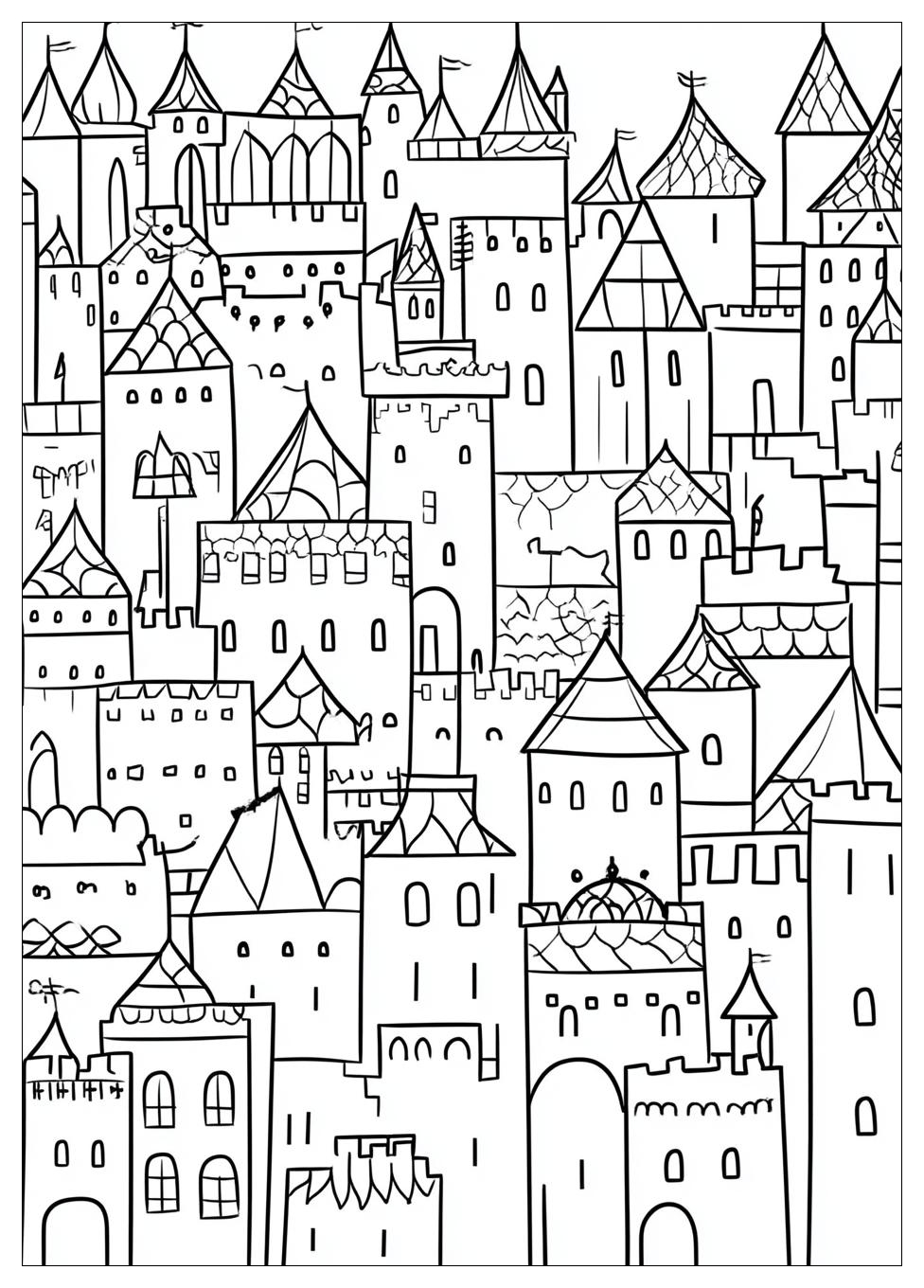 Middle Ages Coloring Pages-12