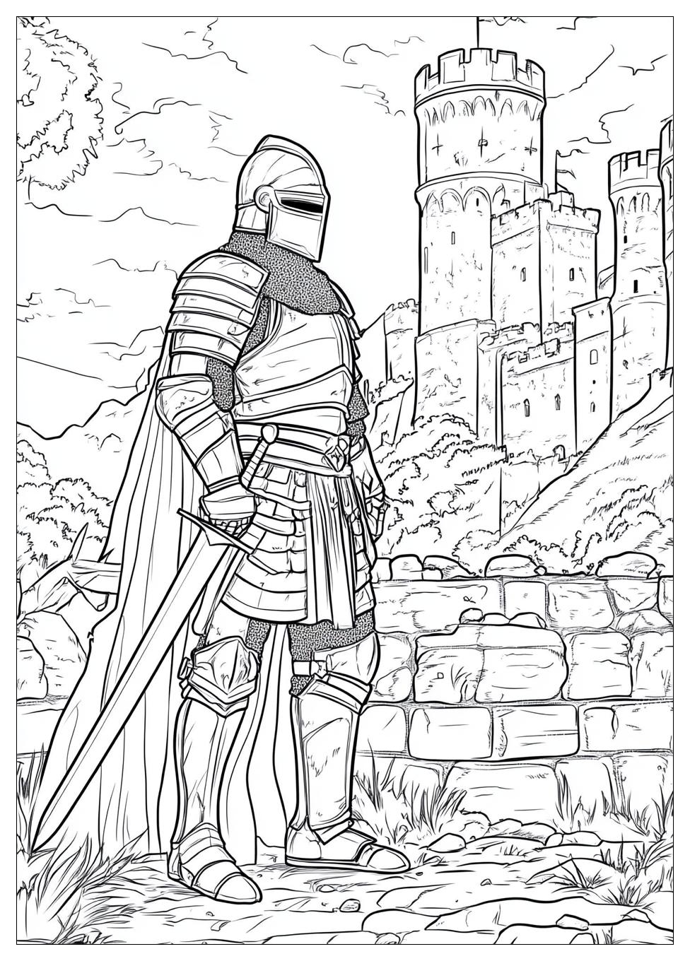 Middle Ages Coloring Pages-16
