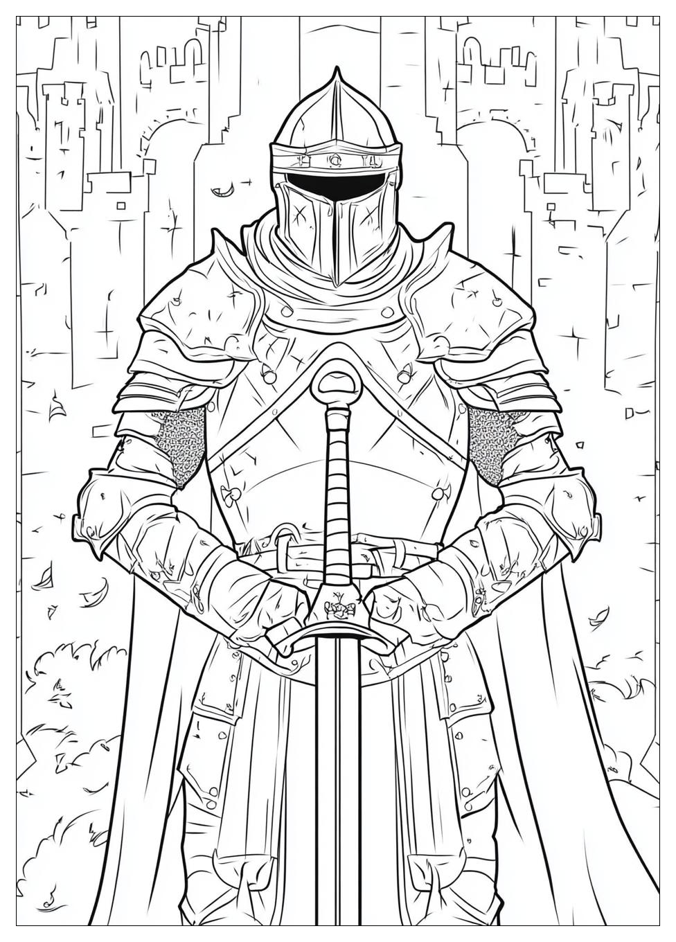 Middle Ages Coloring Pages-8