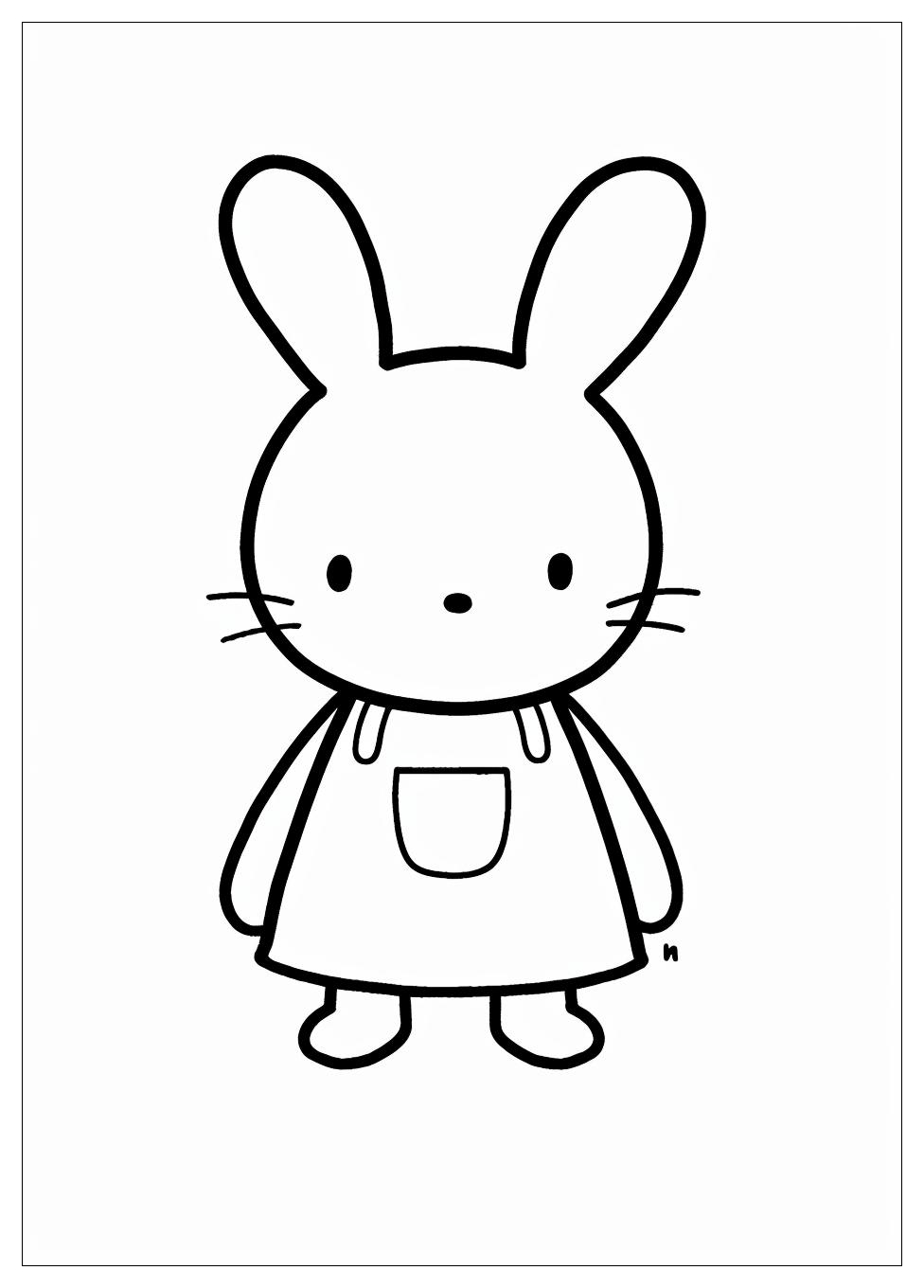 Miffy Coloring Pages-10