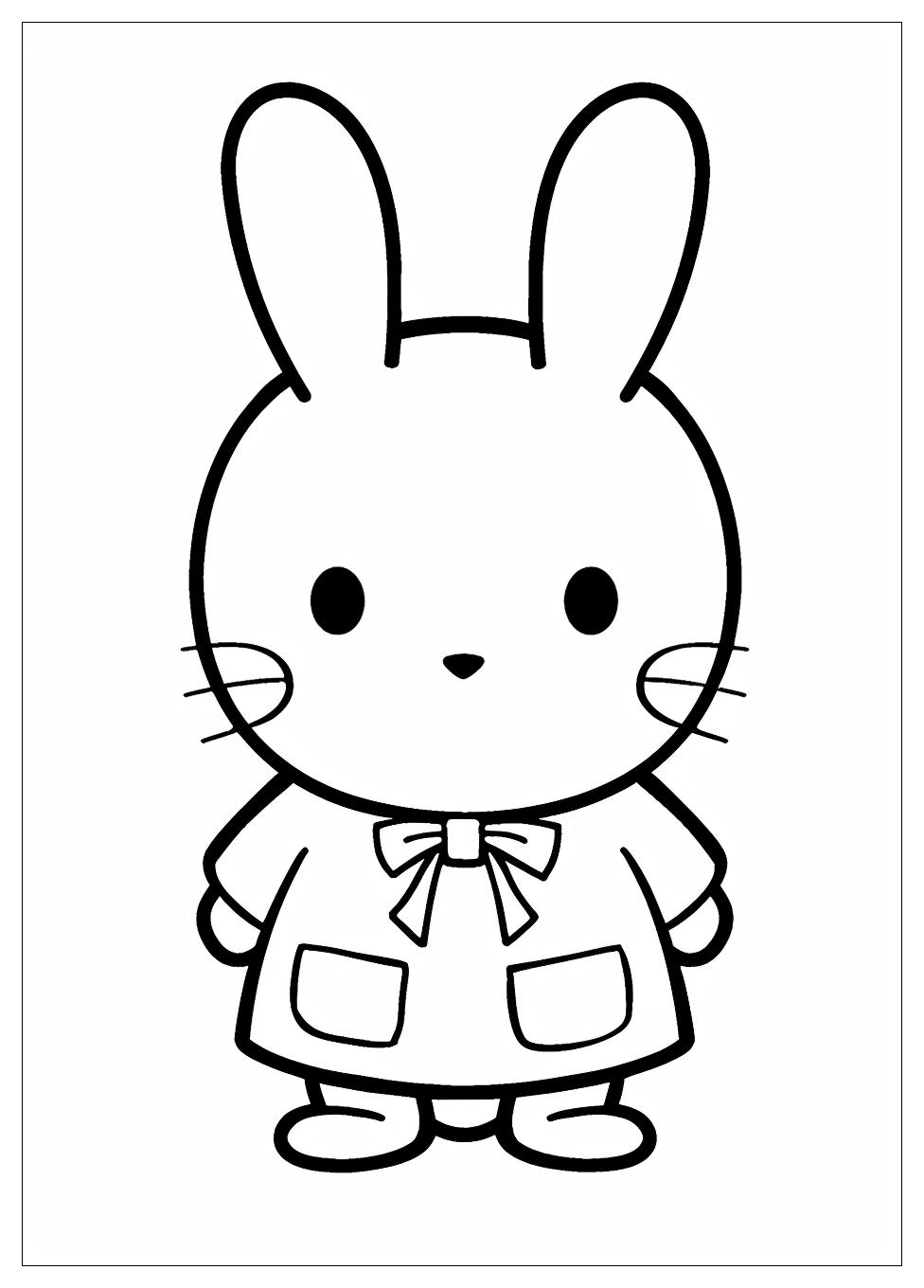 Miffy Coloring Pages-8
