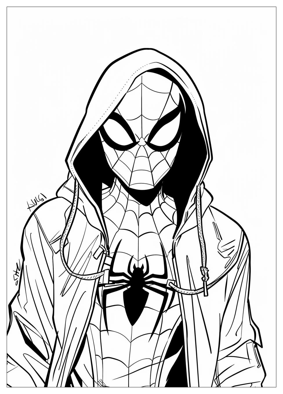 Miles Morales Coloring Pages-10