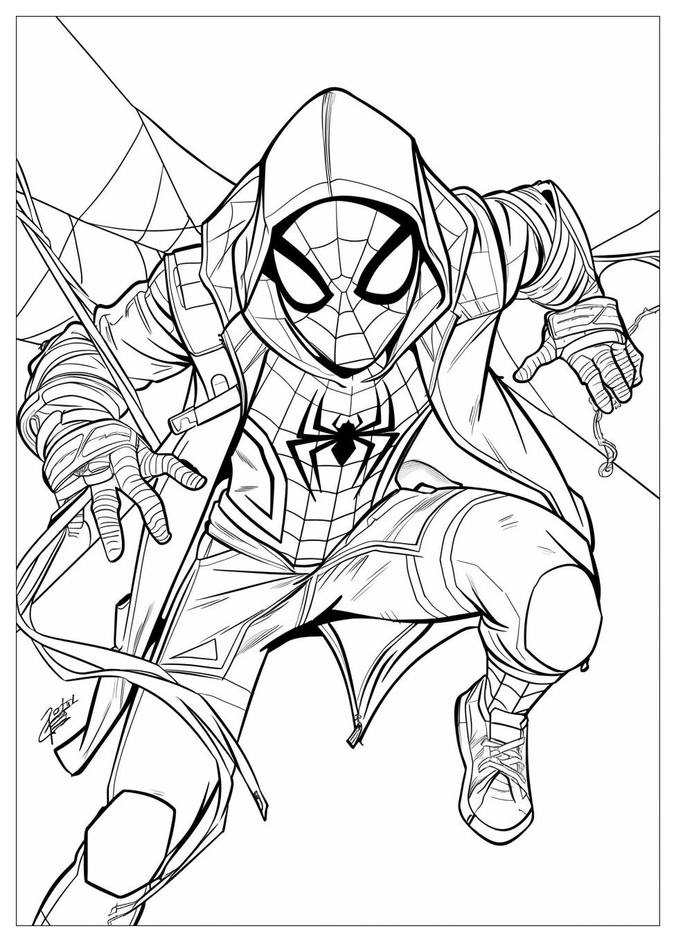 Miles Morales Coloring Pages-12