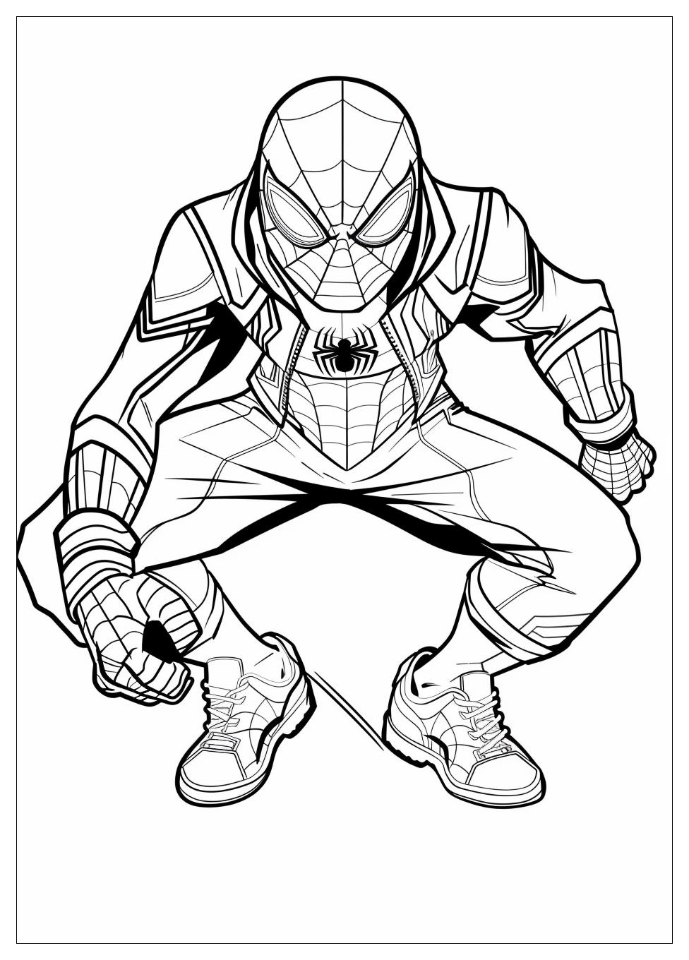 Miles Morales Coloring Pages-13