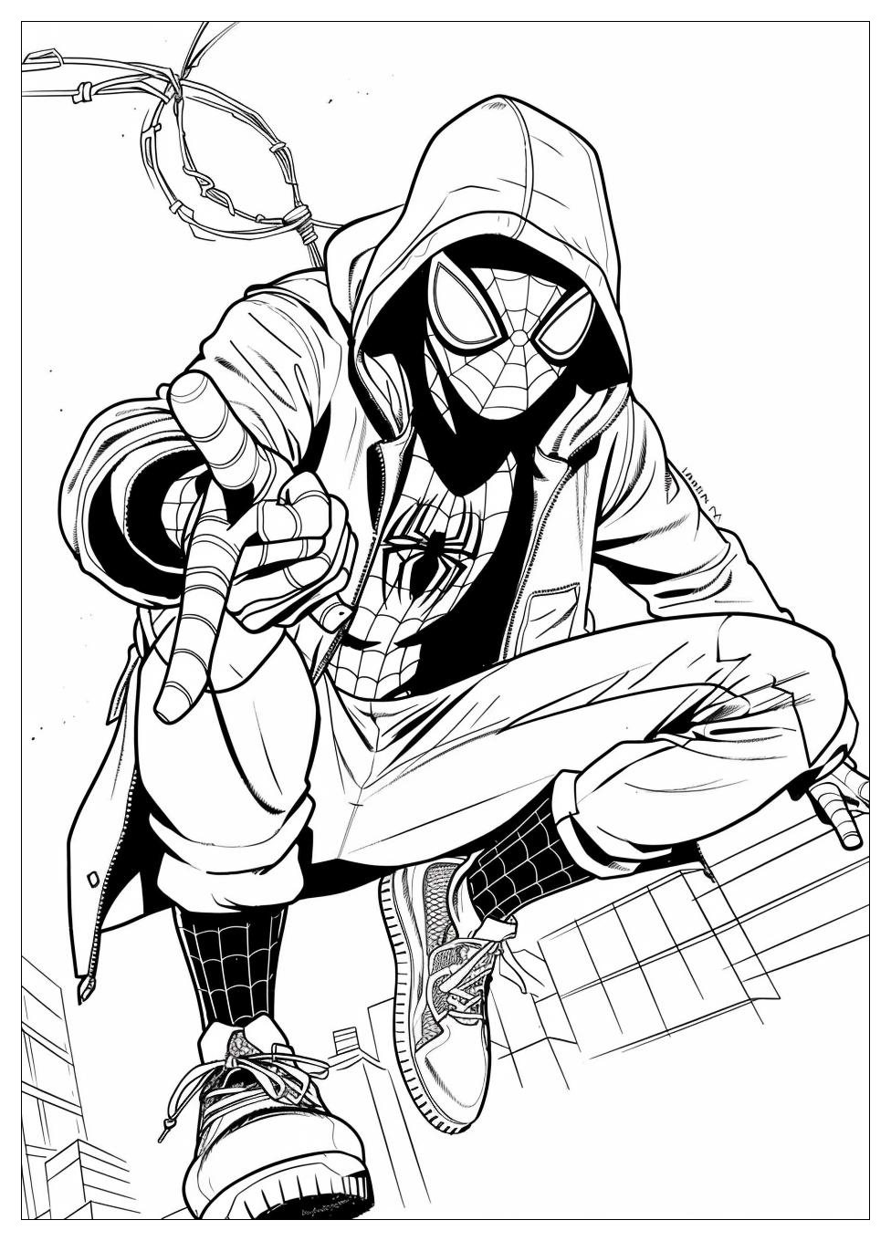 Miles Morales Coloring Pages-15