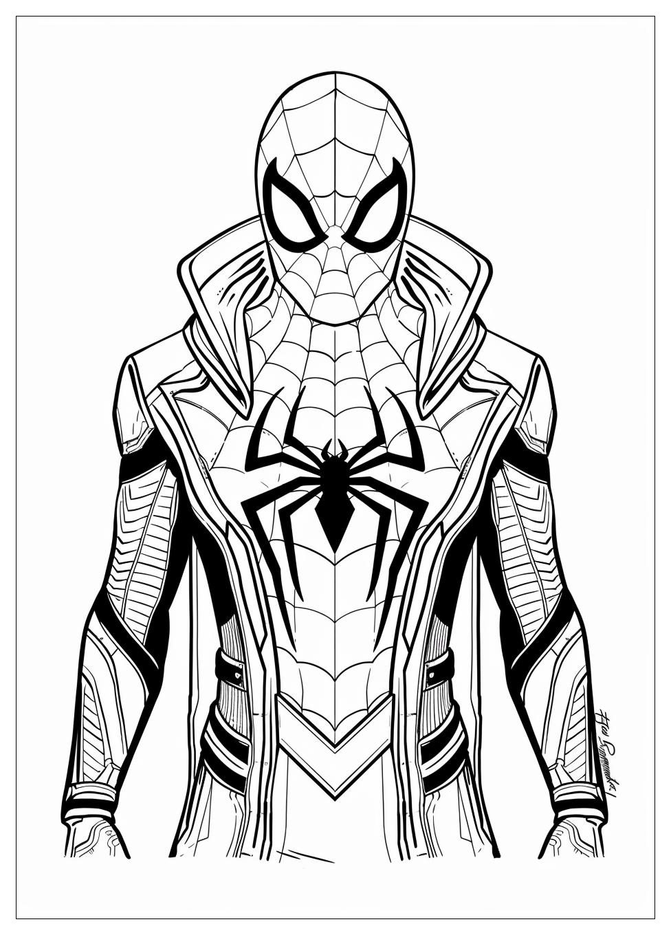 Miles Morales Coloring Pages-17