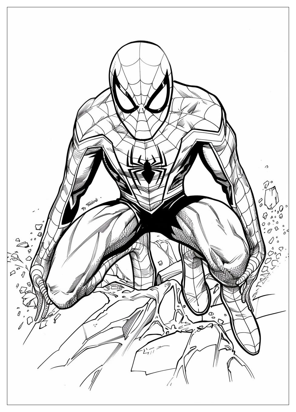 Miles Morales Coloring Pages-19