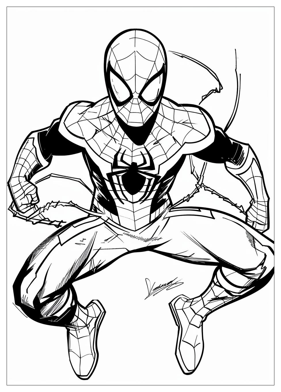 Miles Morales Coloring Pages-20