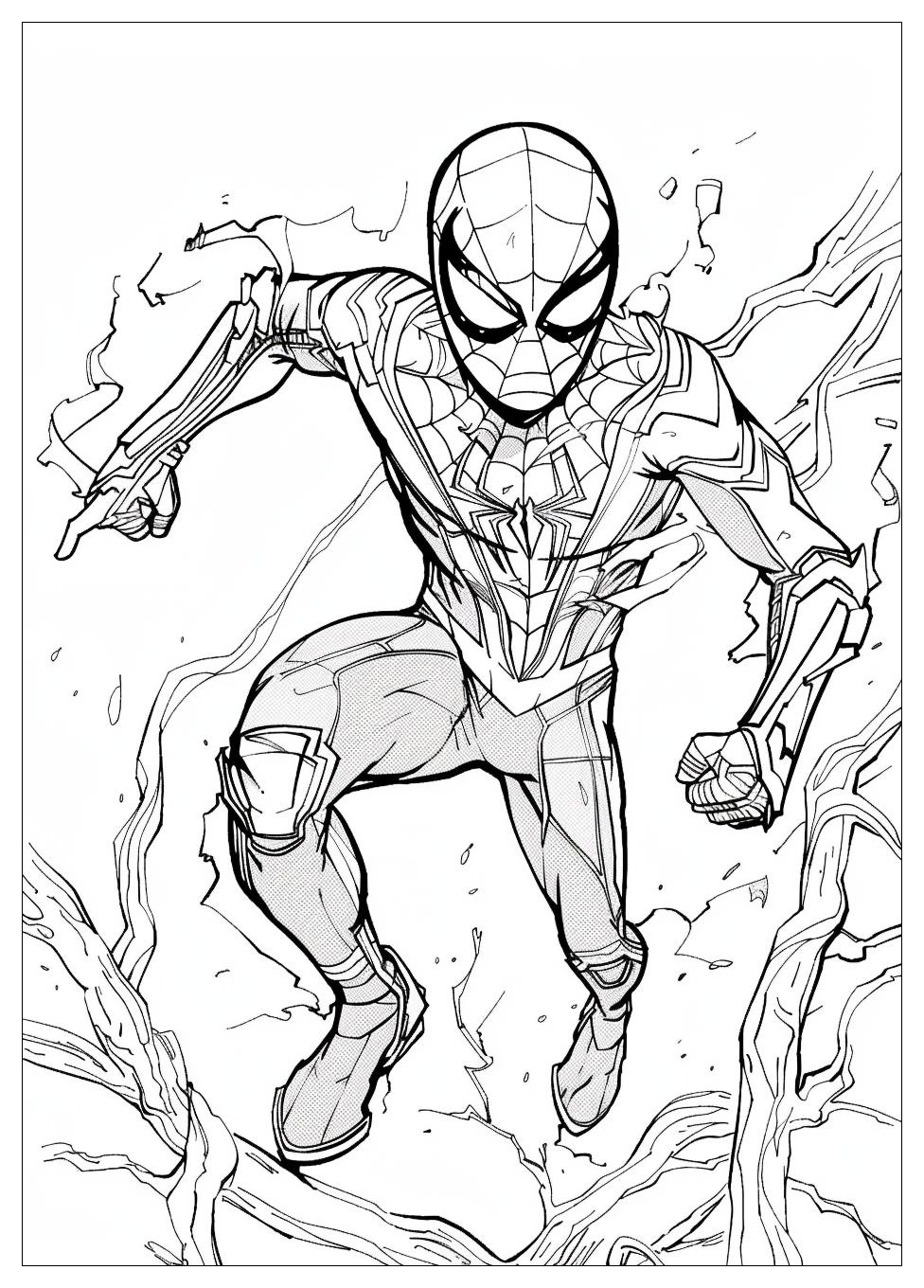 Miles Morales Coloring Pages-7