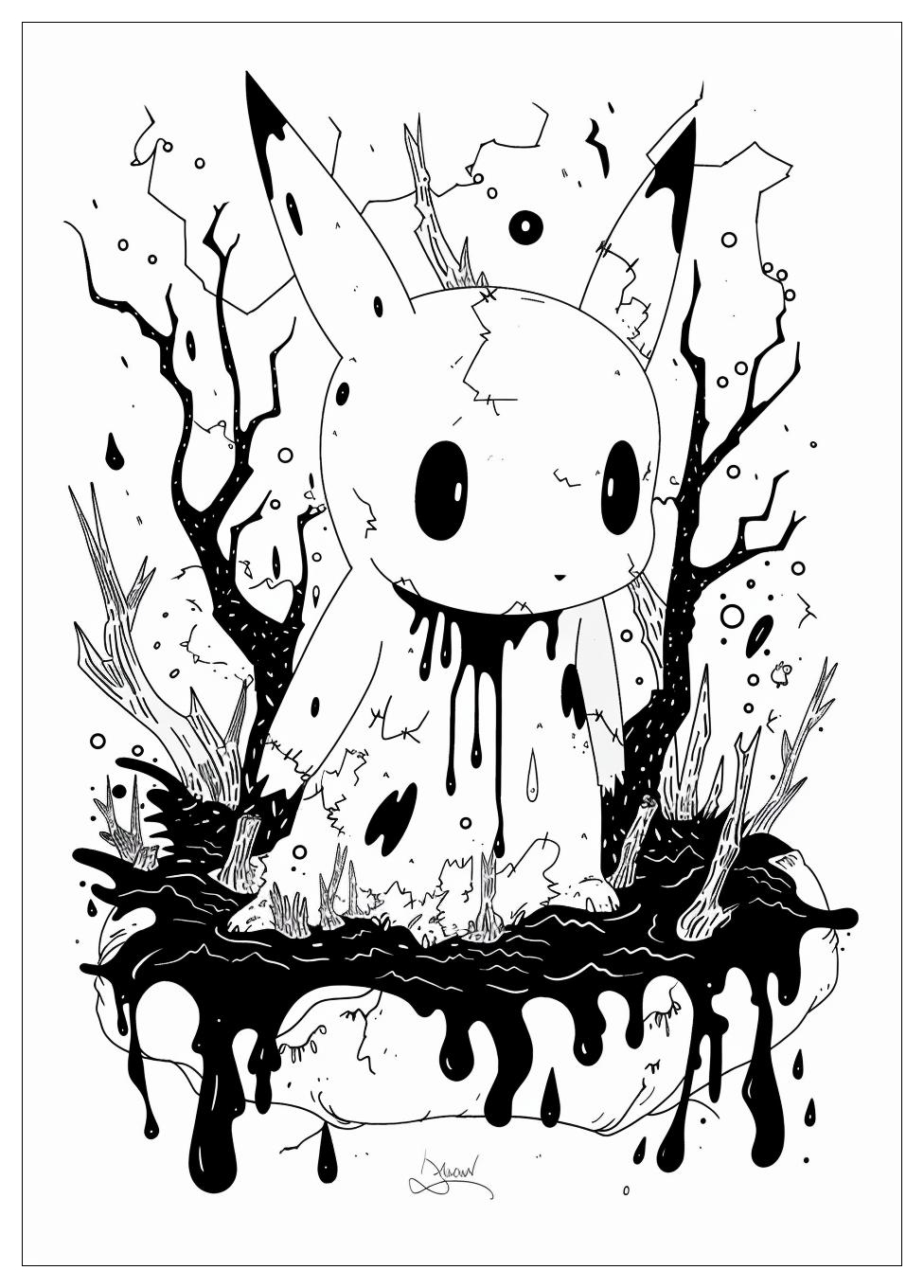 Mimikyu Coloring Pages-10