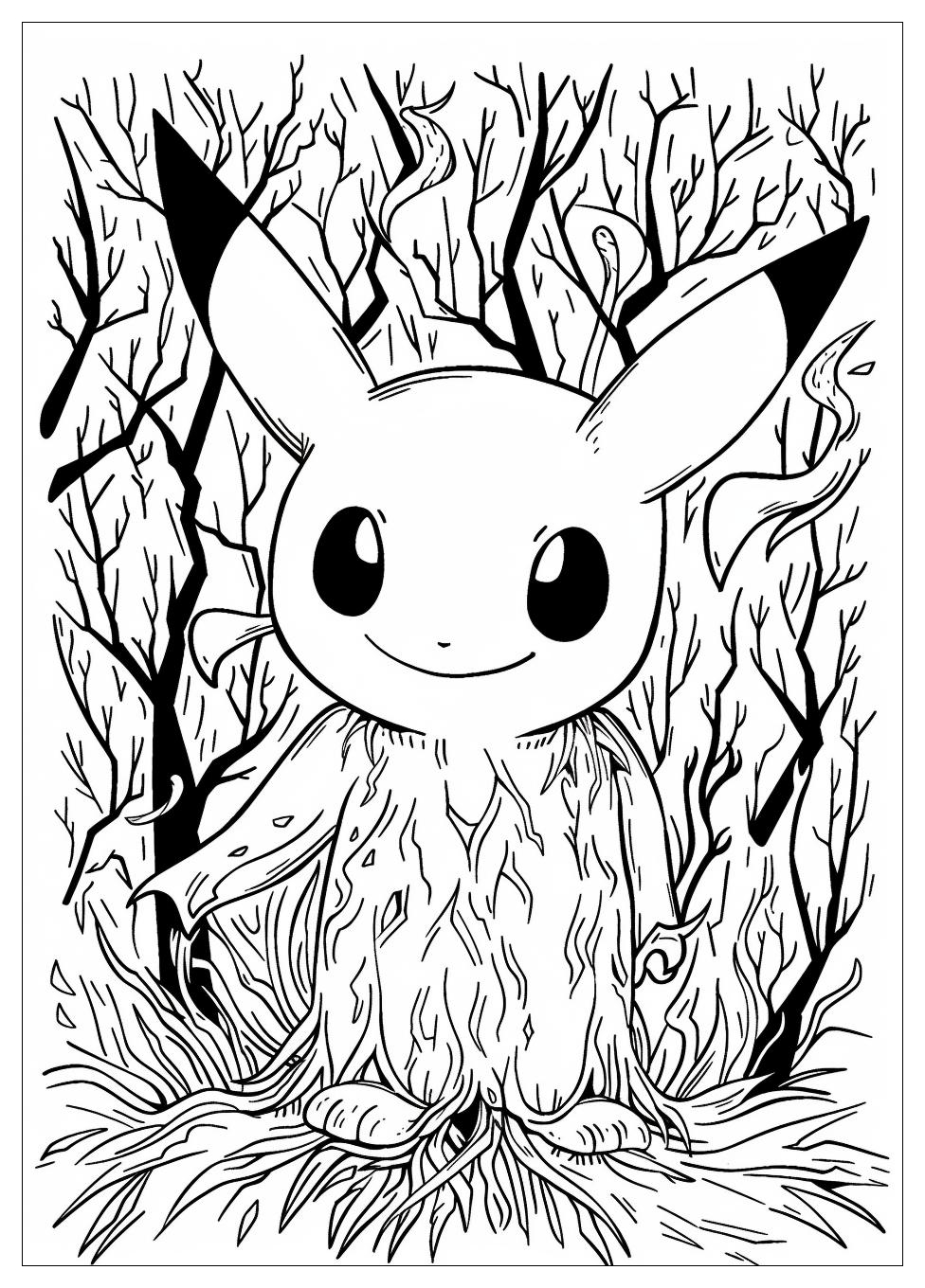 Mimikyu Coloring Pages-3