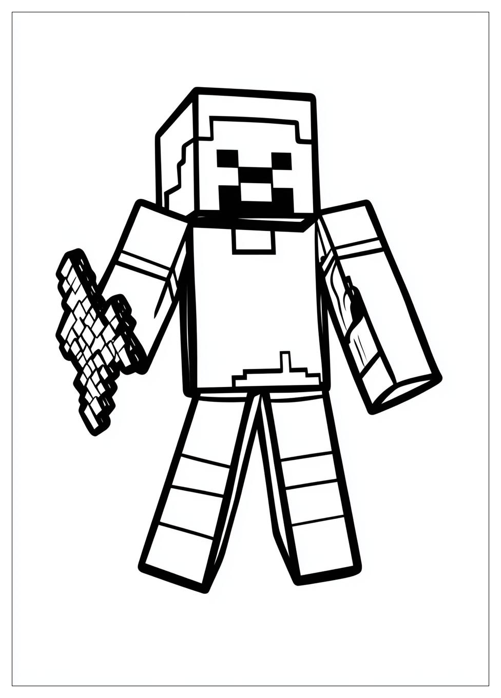 Minecraft Coloring Pages-1