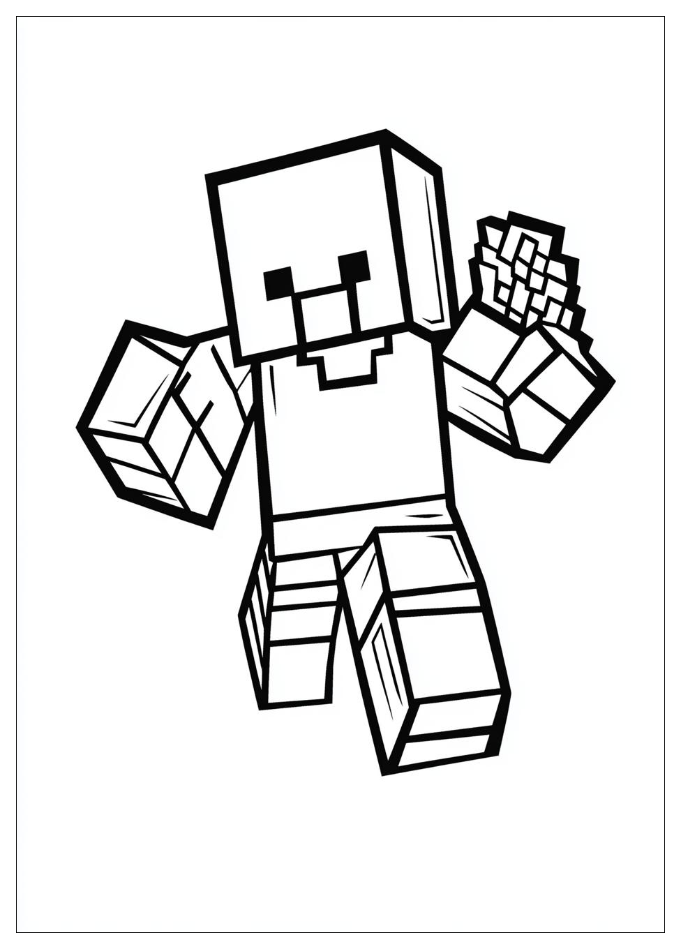 Minecraft Coloring Pages-10