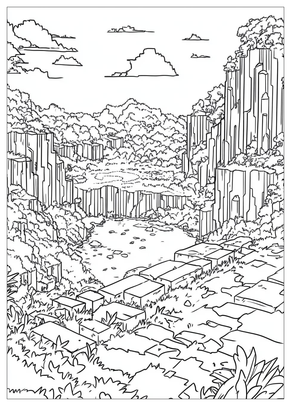 Minecraft Coloring Pages-14