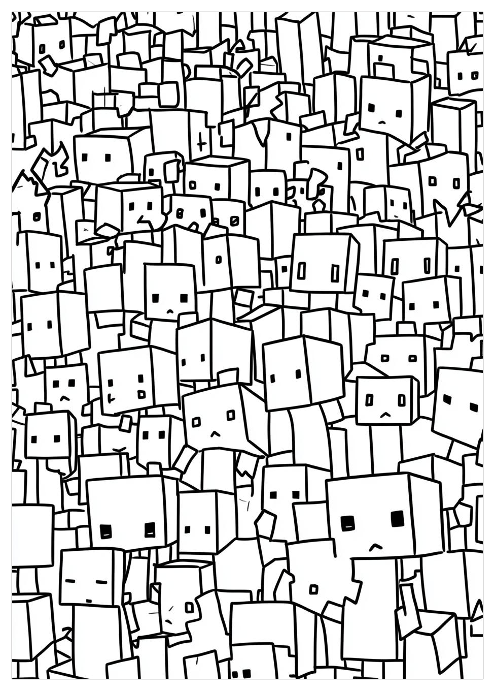 Minecraft Coloring Pages-19