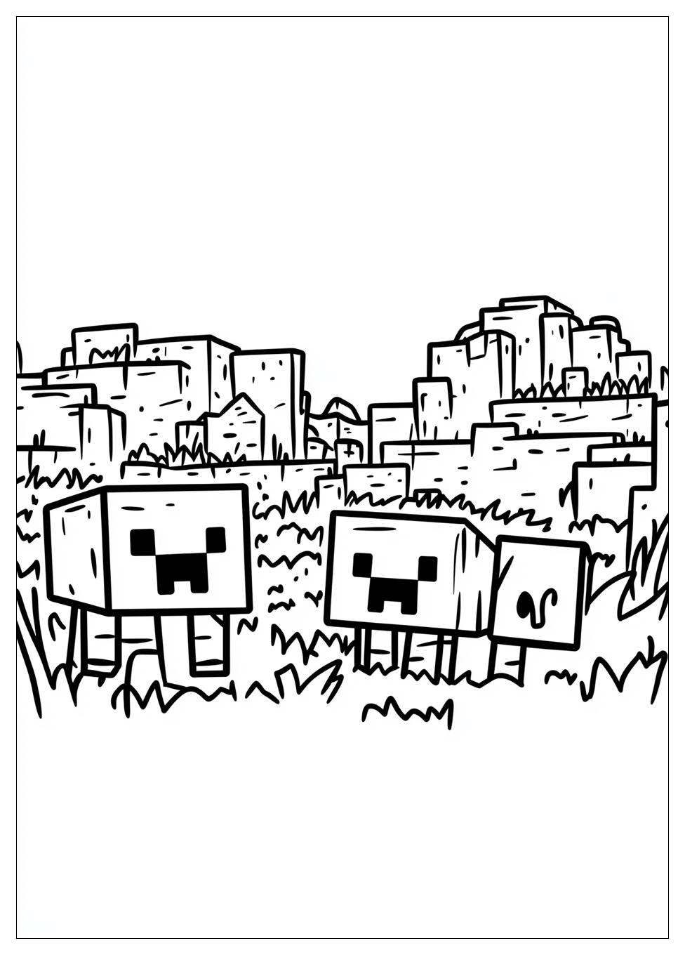 Minecraft Coloring Pages-20