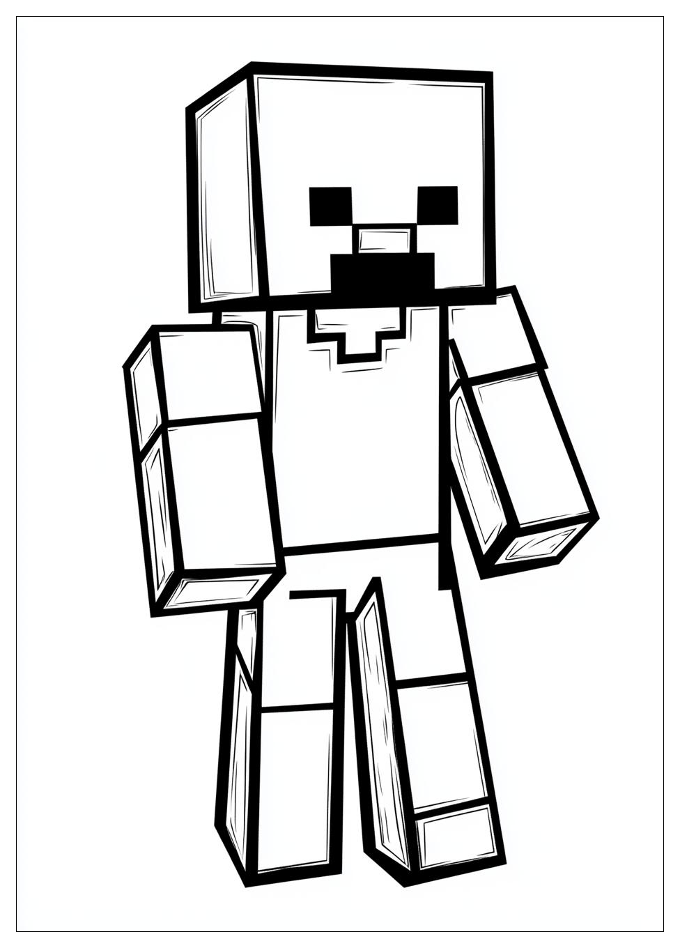 Minecraft Coloring Pages-5