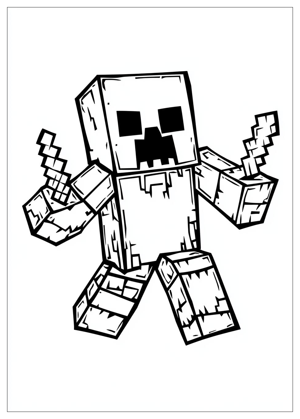 Minecraft Coloring Pages-6