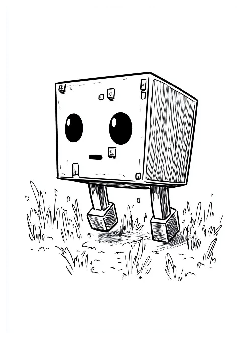 Minecraft Coloring Pages-7