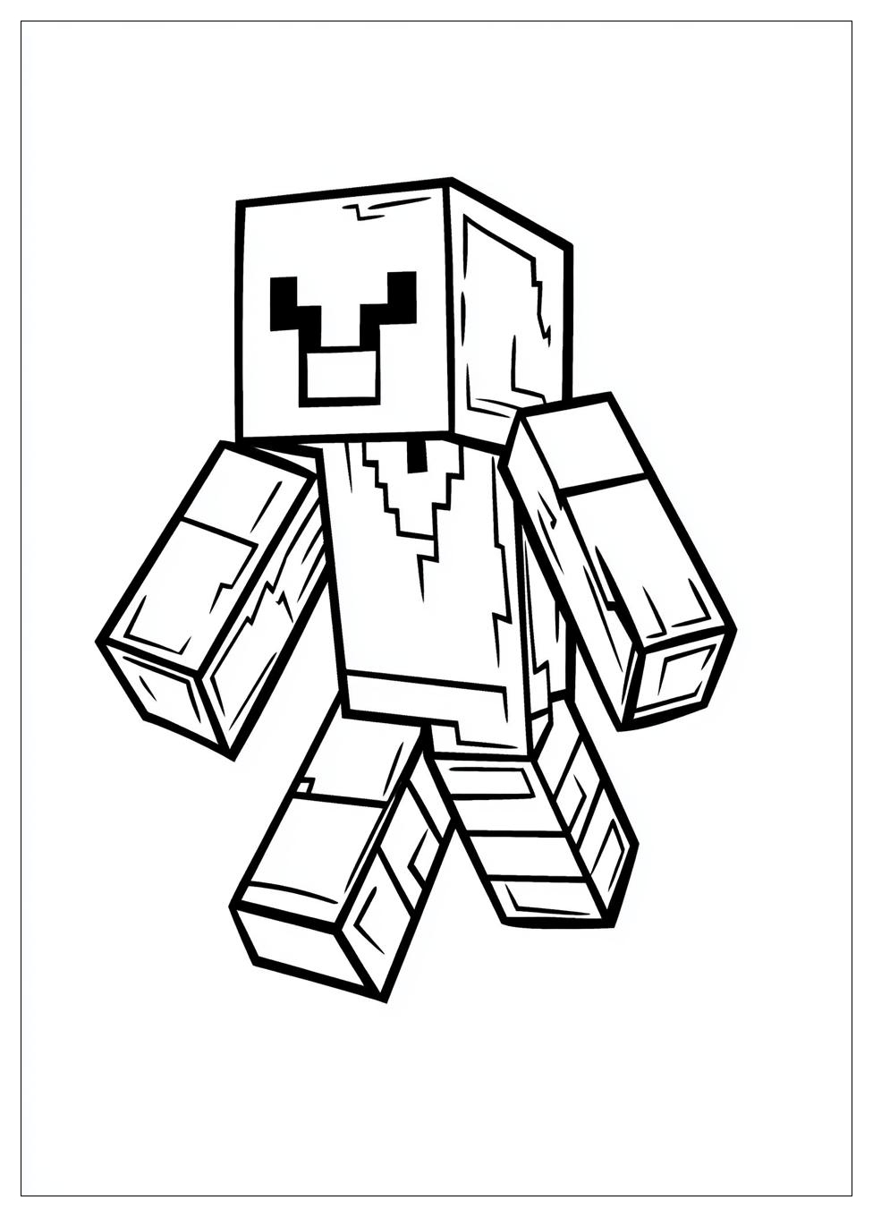 Minecraft Coloring Pages-9