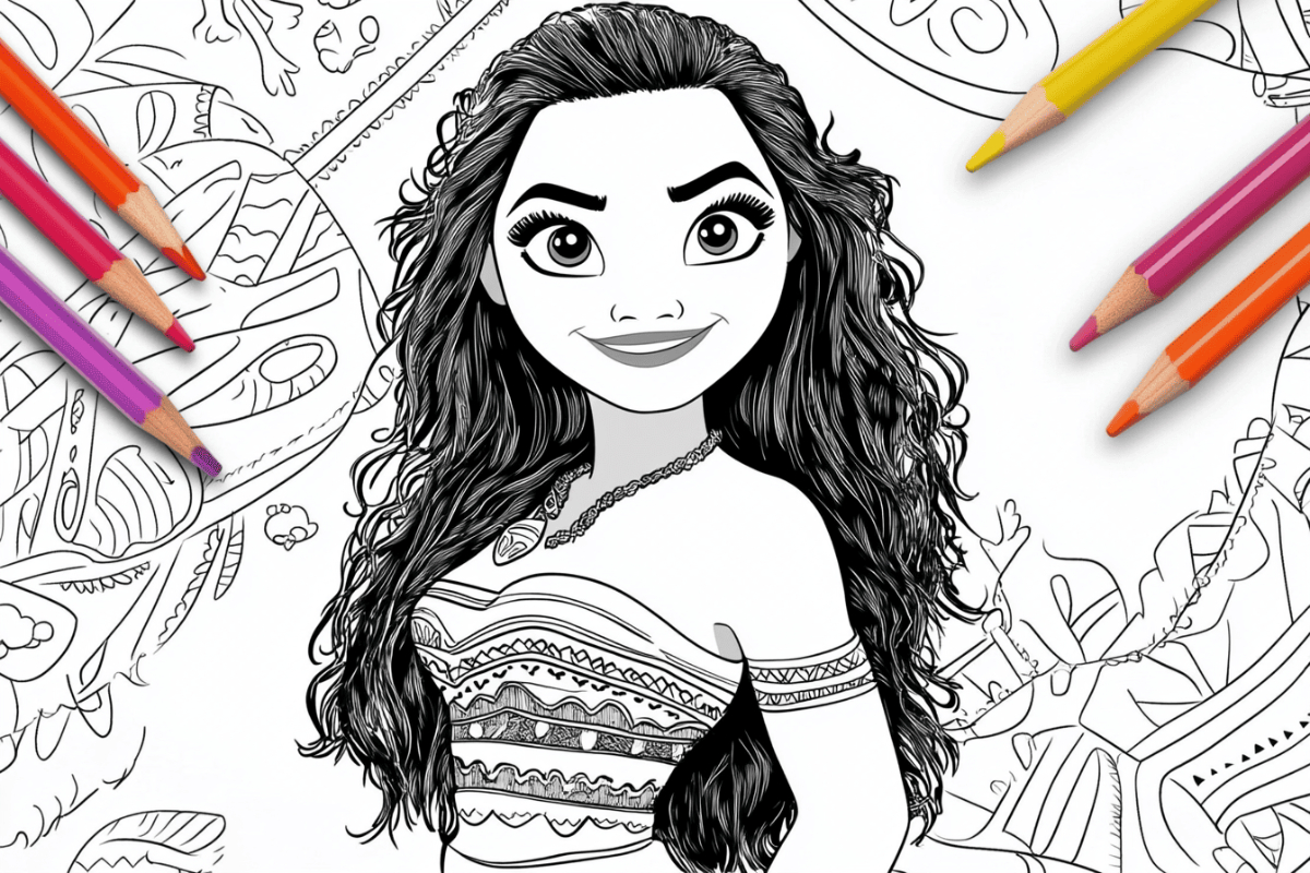 Moana Coloring Pages
