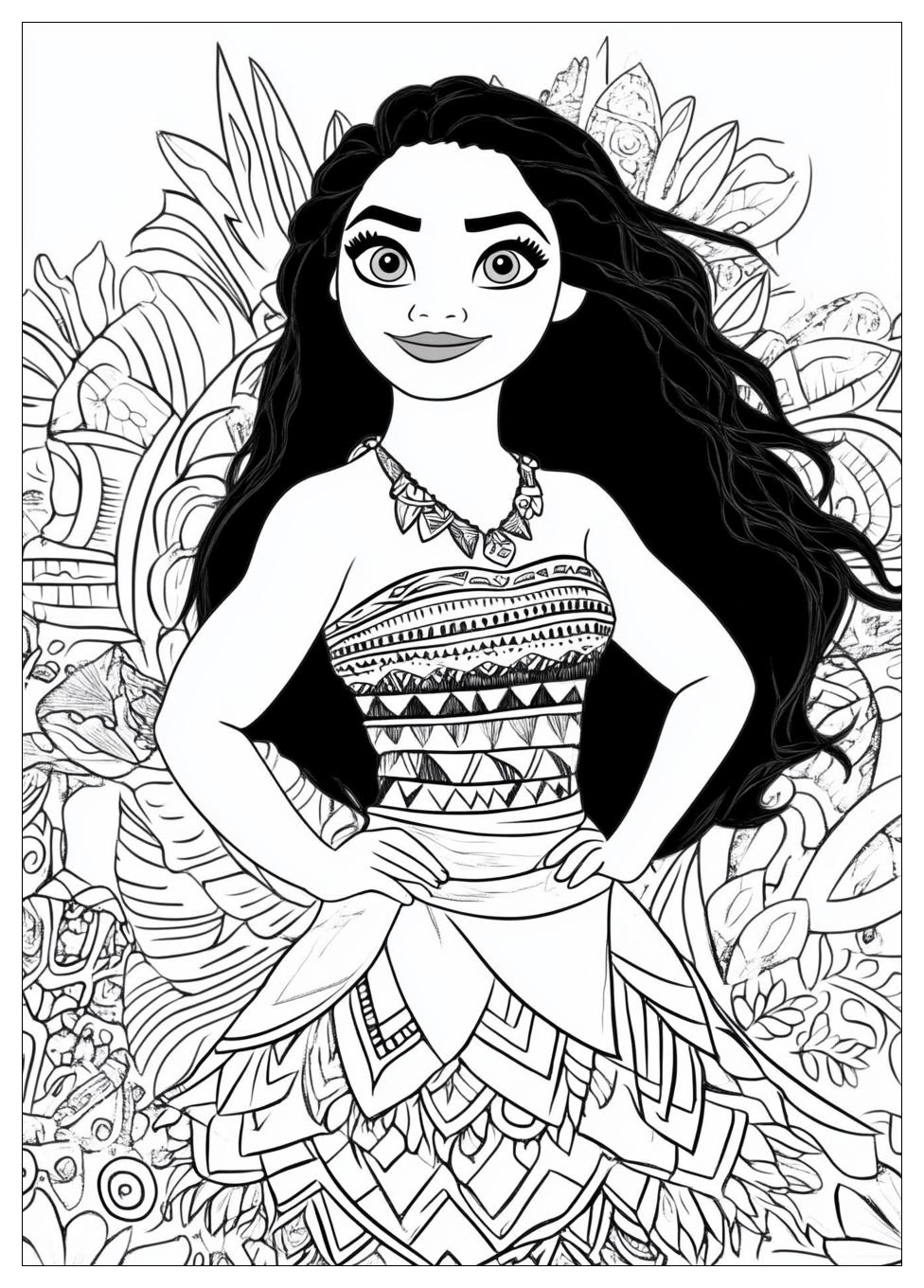 Moana Coloring Pages-1