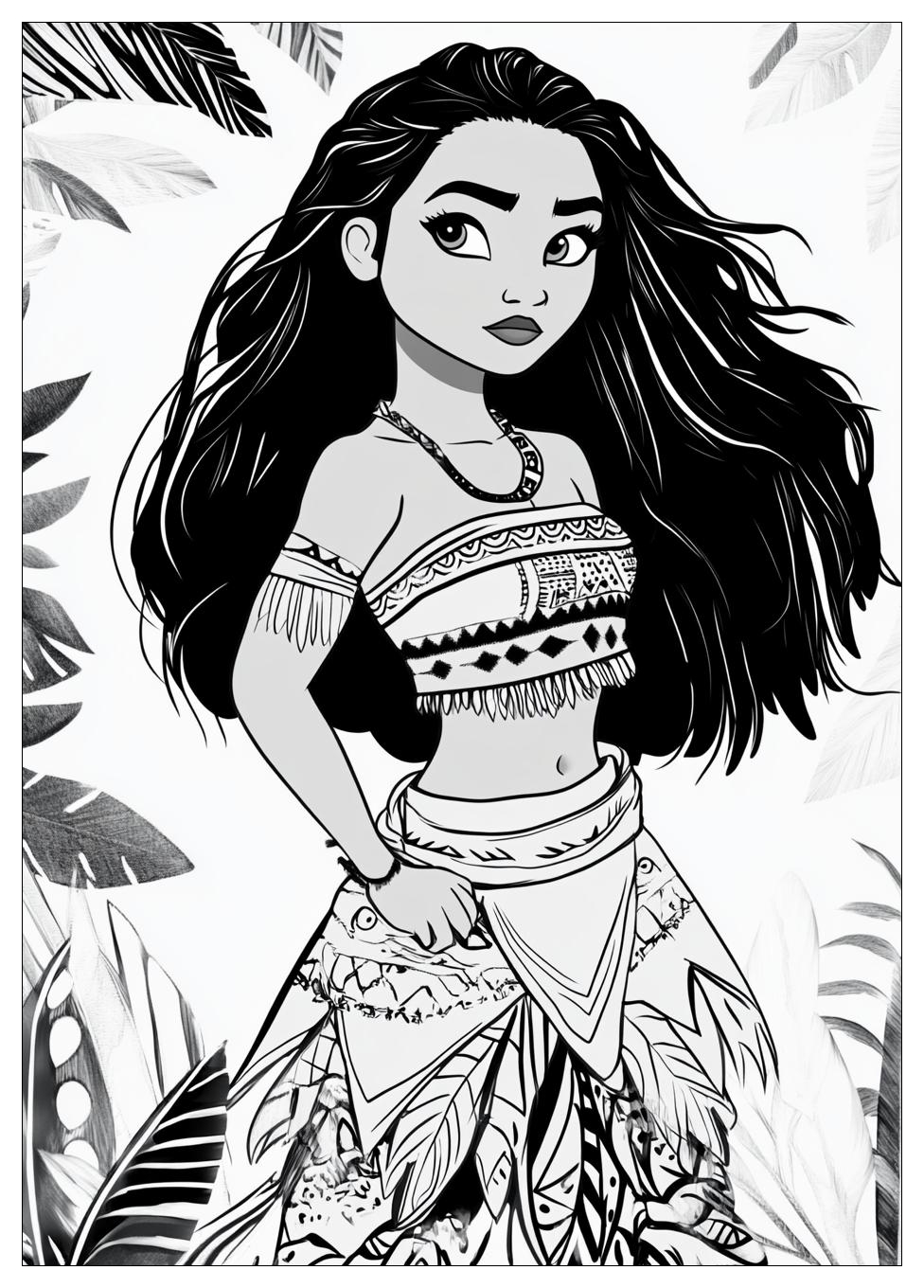Moana Coloring Pages-7