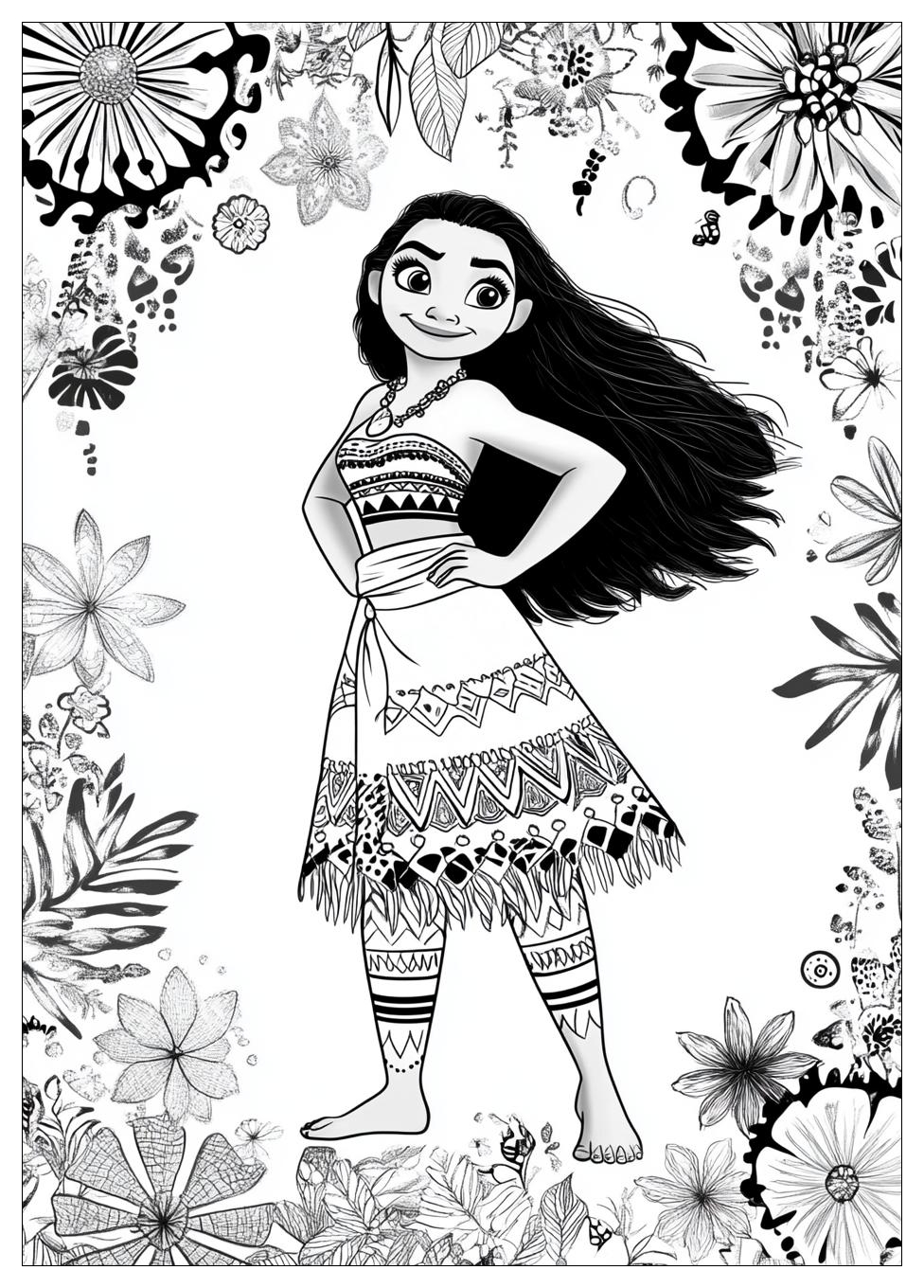 Moana Coloring Pages-8