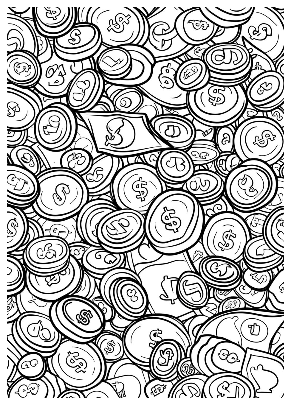 Money Toys Coloring Pages-16
