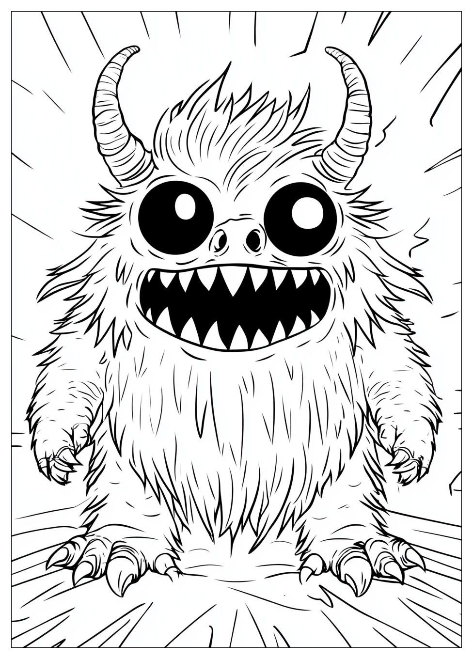 Monster Coloring Pages-11