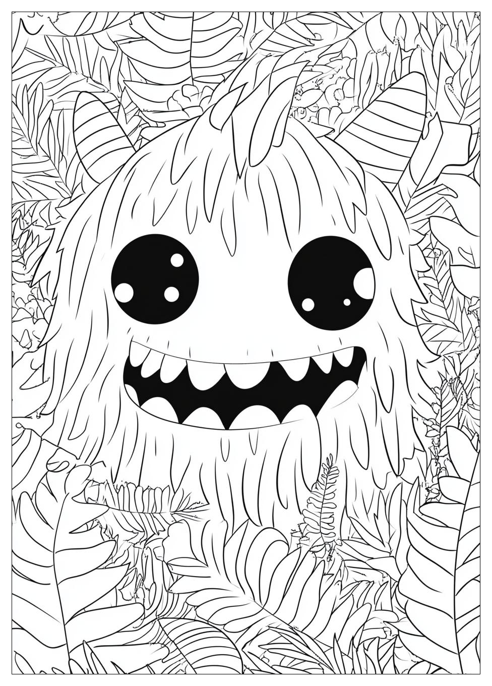 Monster Coloring Pages-12