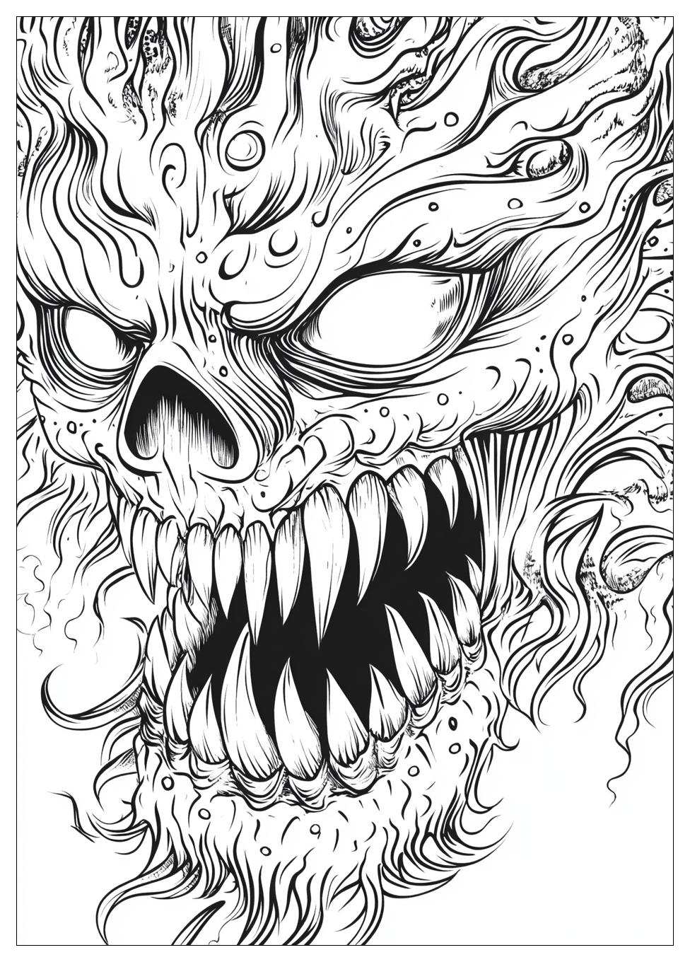 Monster Coloring Pages-14