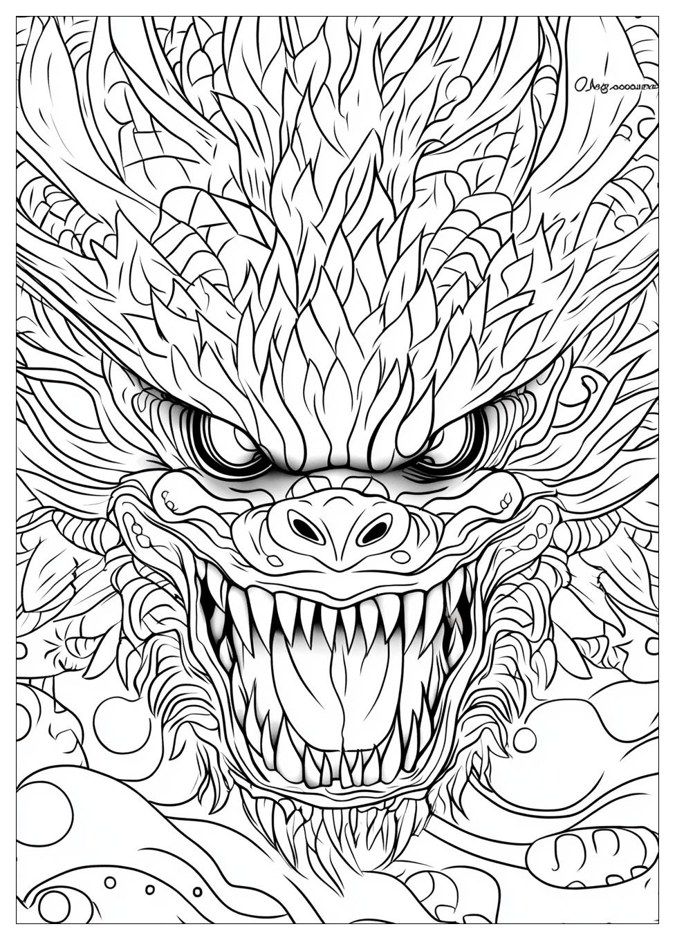 Monster Coloring Pages-15