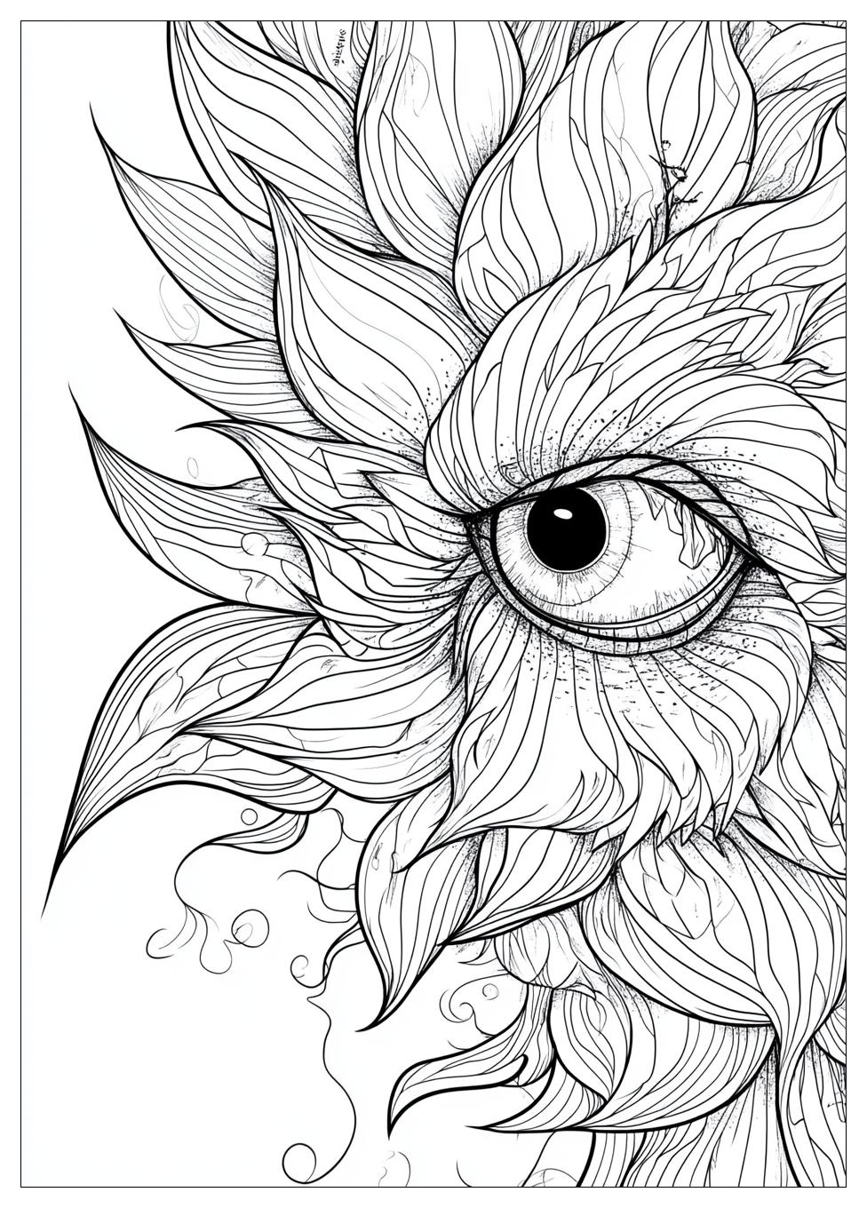 Monster Coloring Pages-17
