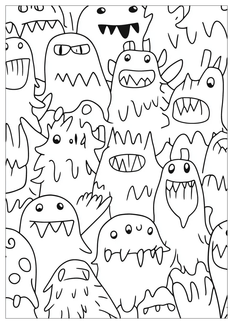 Monster Coloring Pages-2