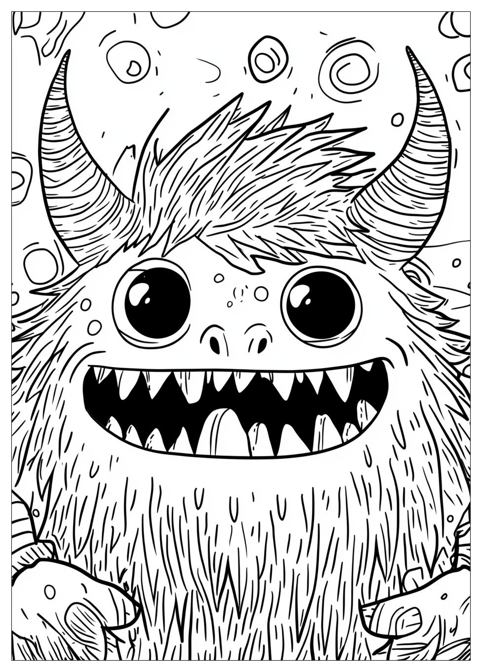 Monster Coloring Pages-3