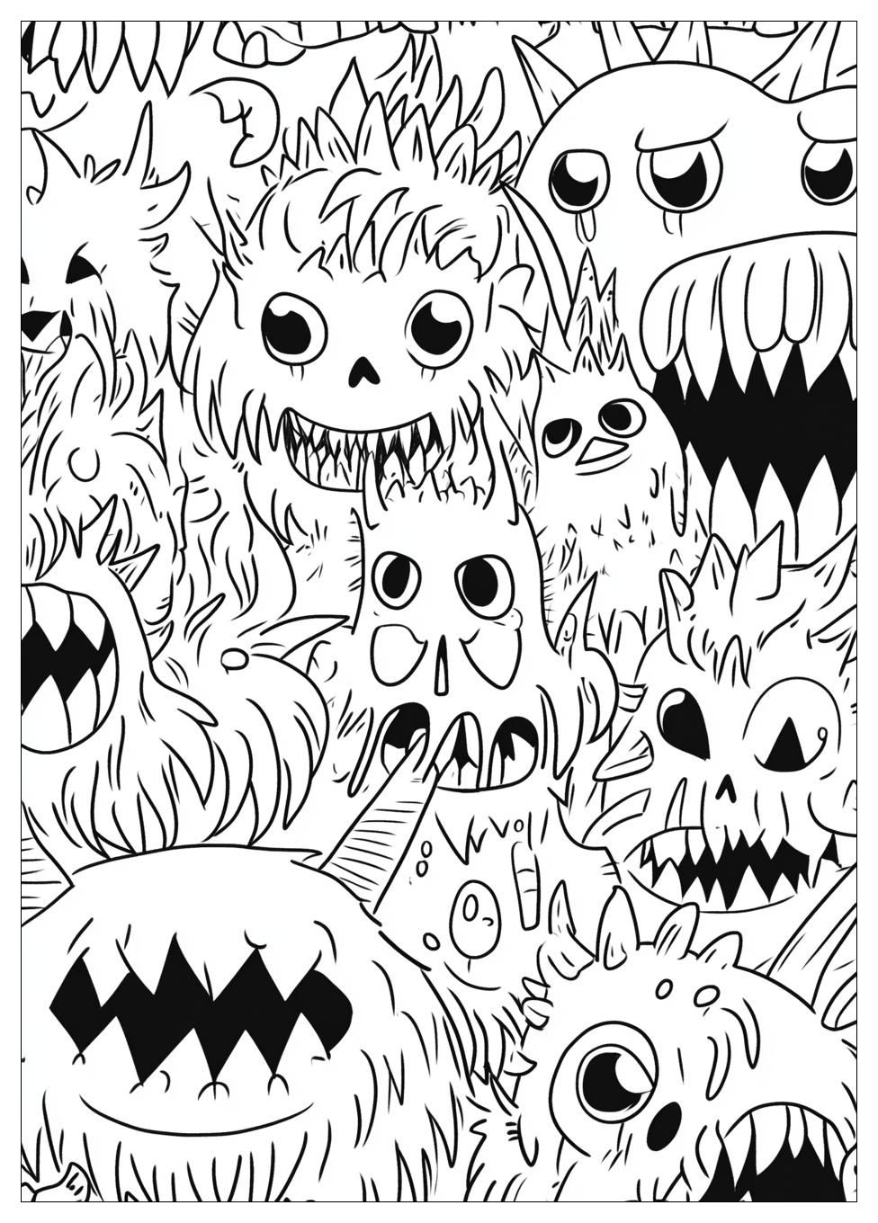 Monster Coloring Pages-4