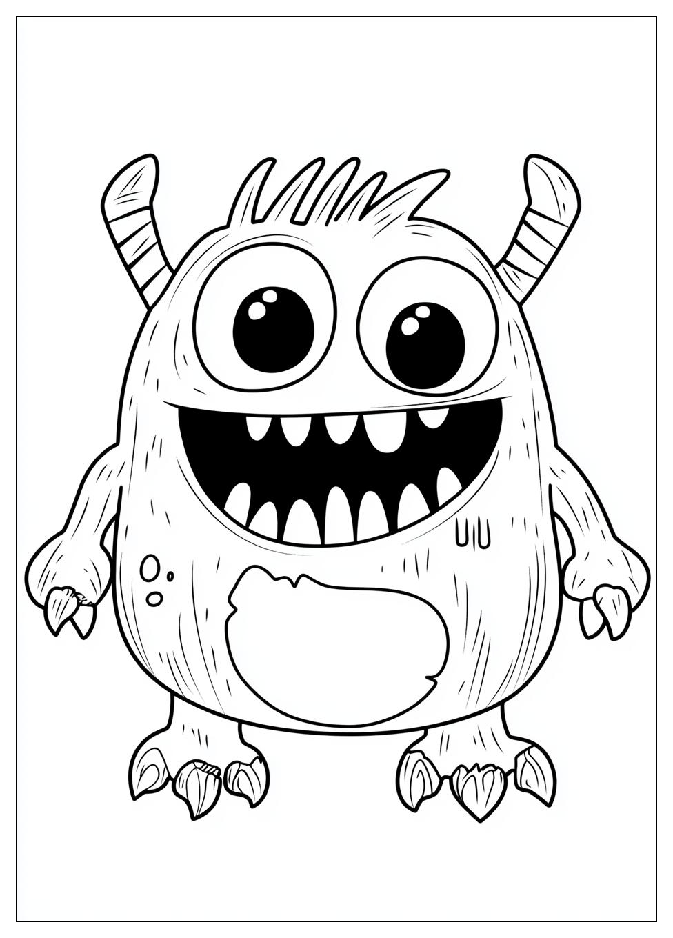 Monster Coloring Pages-5