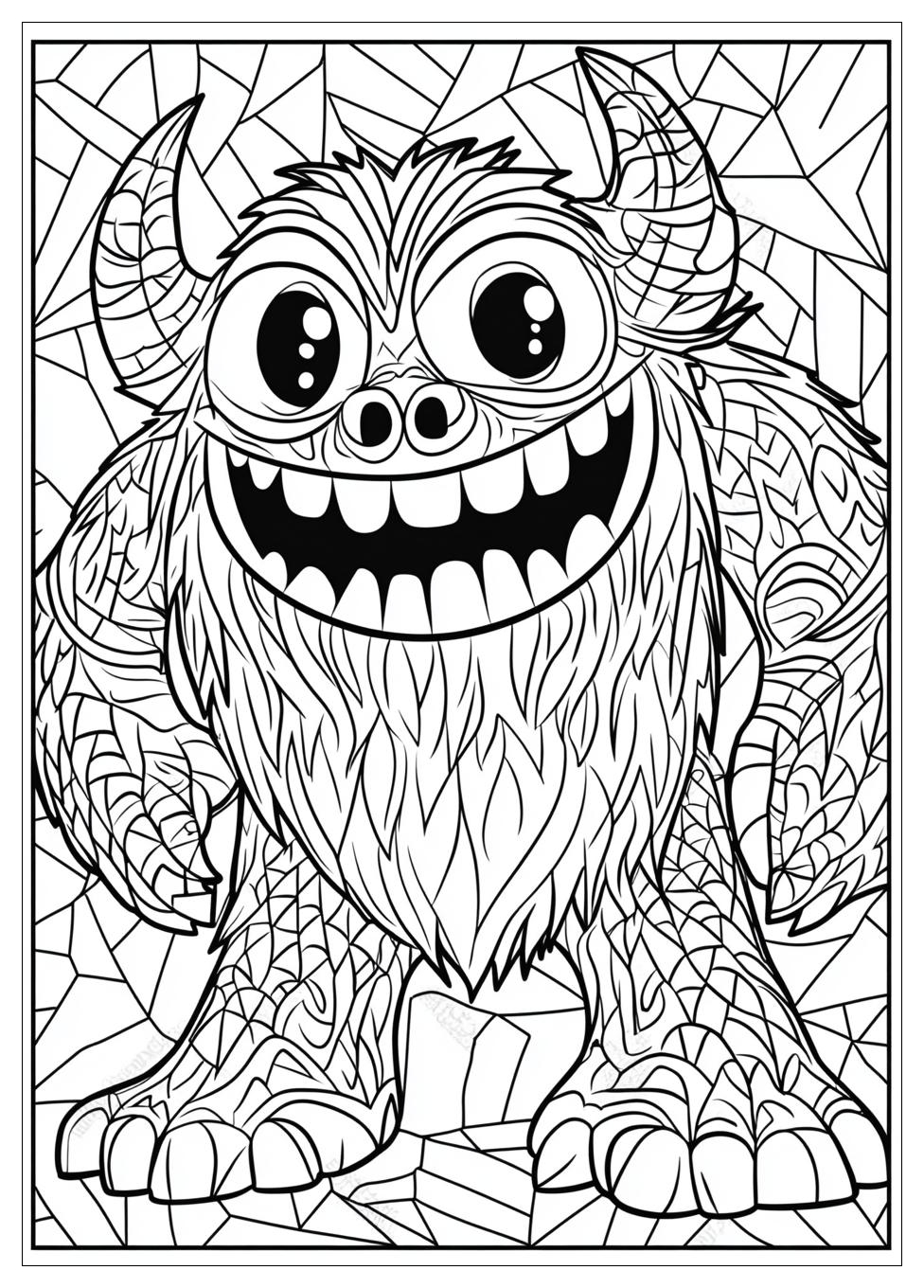 Monster Coloring Pages-6