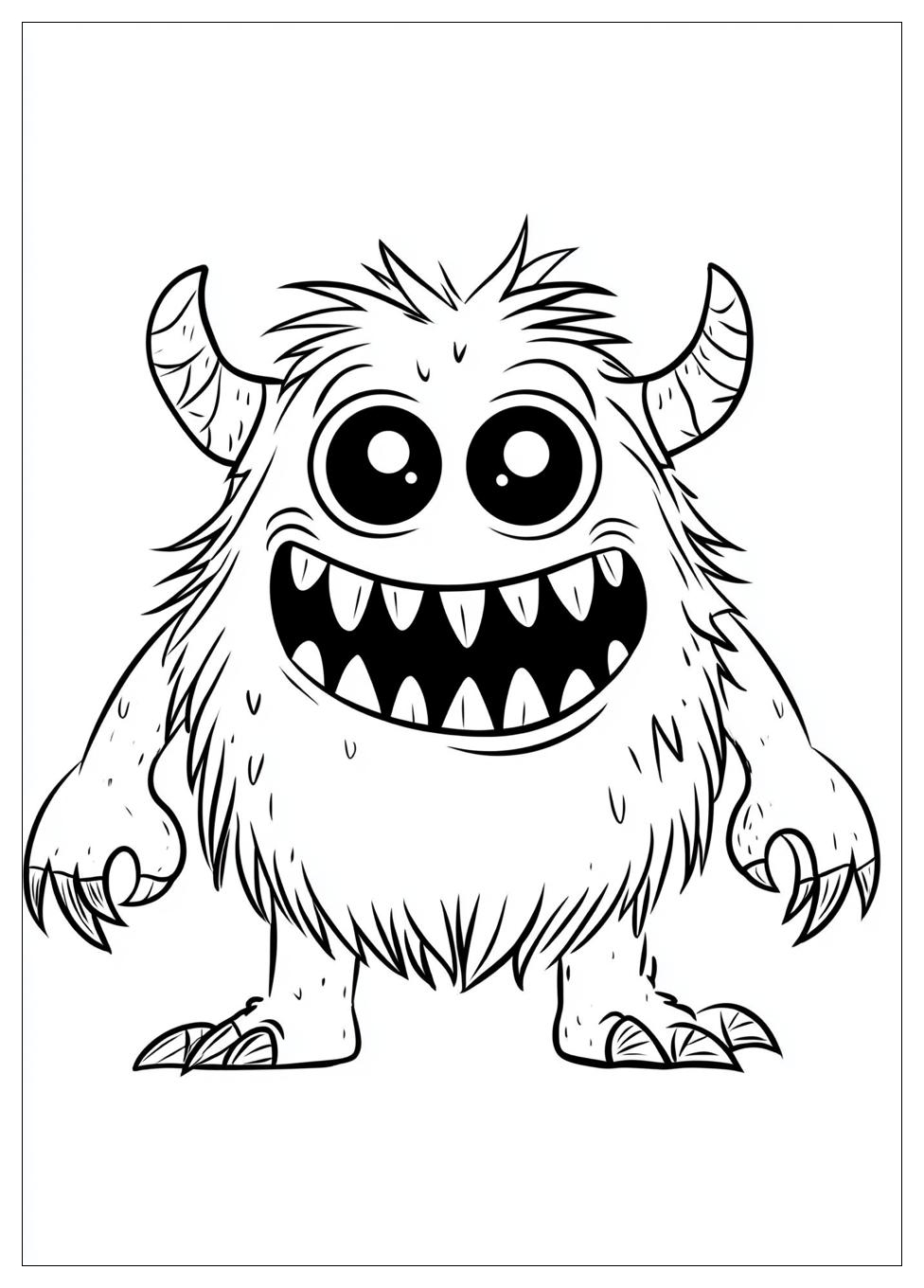 Monster Coloring Pages-7