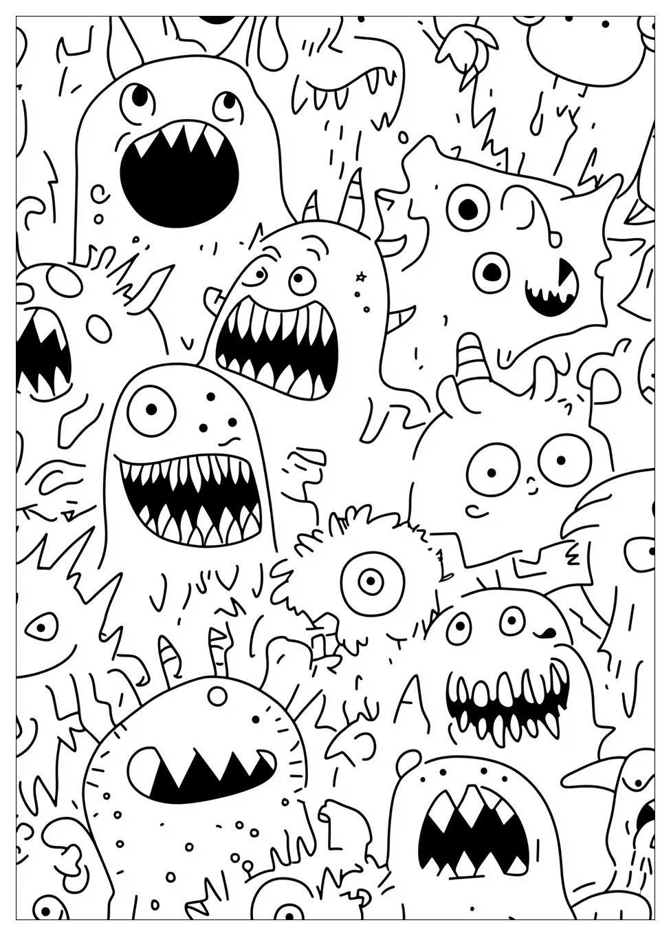 Monster Coloring Pages-8